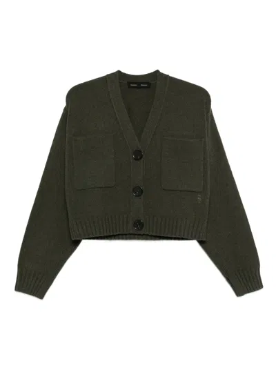 Proenza Schouler Sofia Buttoned Pocket Cardigan