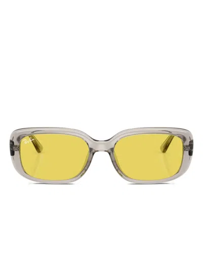 Ray Ban Square Sunglasses In Gray
