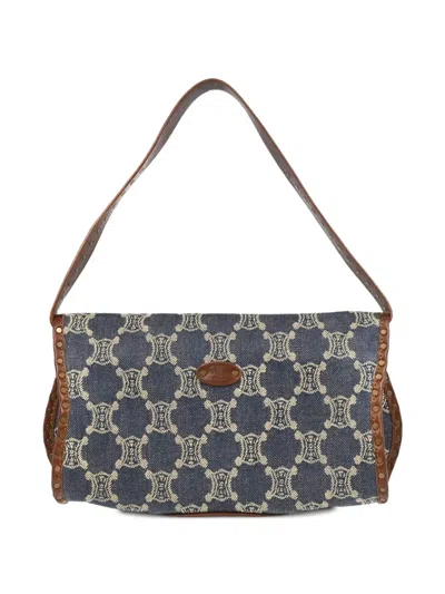 Pre-owned Celine 1990-2000s Macadam Denim Handbag
