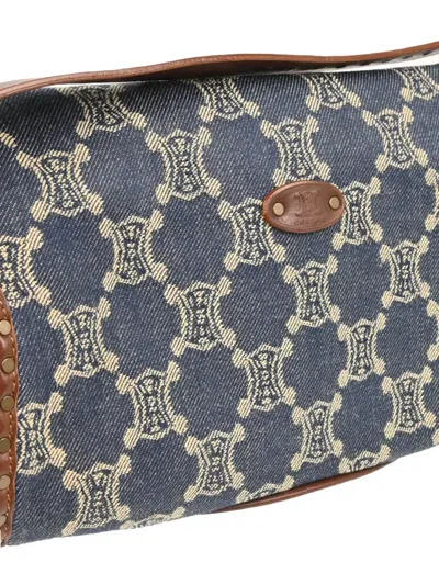 Pre-owned Celine 1990-2000s Macadam Denim Handbag