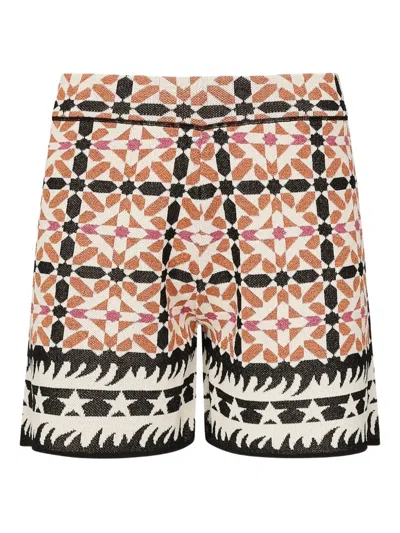 Akep Geometric-pattern Shorts In Multi