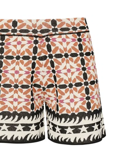 Akep Geometric-pattern Shorts In Multi