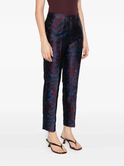 Etro Damask-print Trousers In Multi