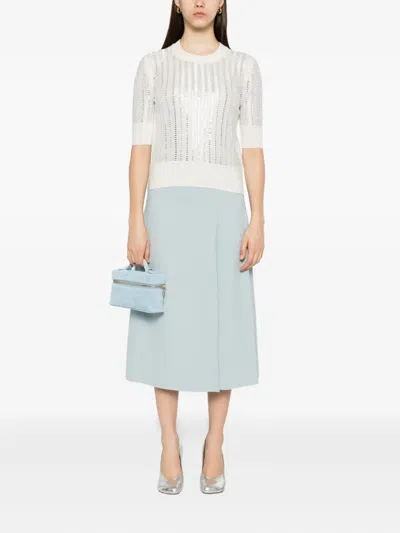 Ermanno Scervino Sequin-embellished Short-sleeve T-shirt