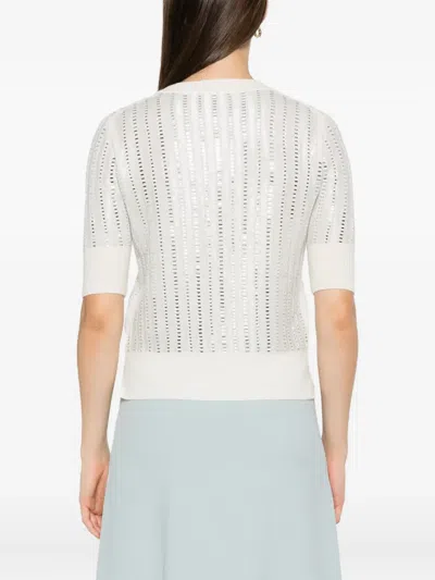 Ermanno Scervino Sequin-embellished Short-sleeve T-shirt