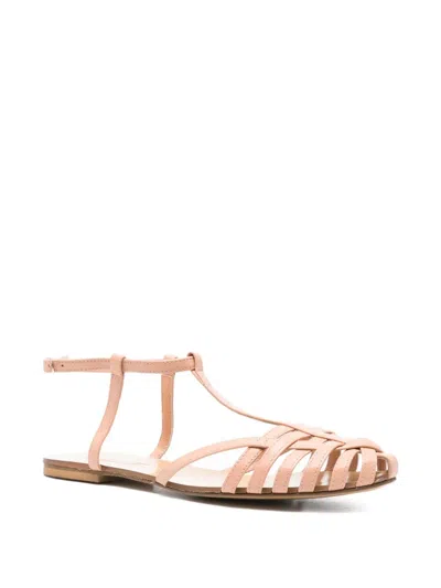 Anna F 512 Leather T-bar Caged Sandals