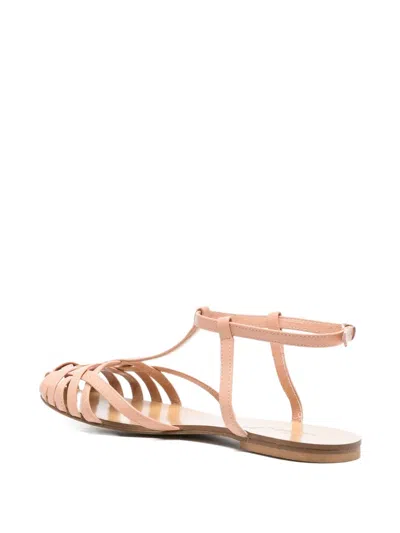 Anna F 512 Leather T-bar Caged Sandals
