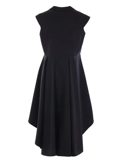Noir Kei Ninomiya Sleeveless High-low Wool Jacket In Black