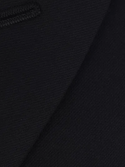 Noir Kei Ninomiya Sleeveless High-low Wool Jacket In Black