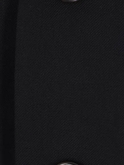 Noir Kei Ninomiya Sleeveless High-low Wool Jacket In Black