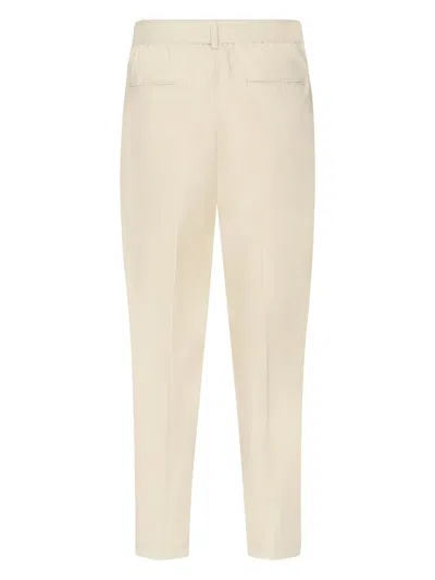 Be Able Pleated Belted Trousers In Neutral