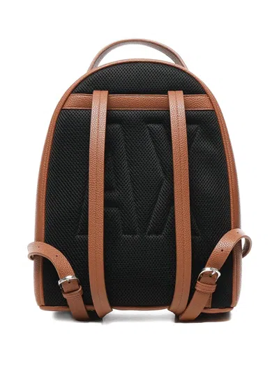 Armani Exchange Small Garnet Logo-embellishment Top-handle Backpack