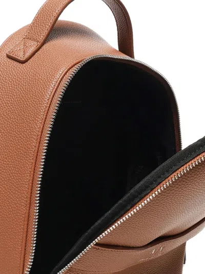 Armani Exchange Small Garnet Logo-embellishment Top-handle Backpack