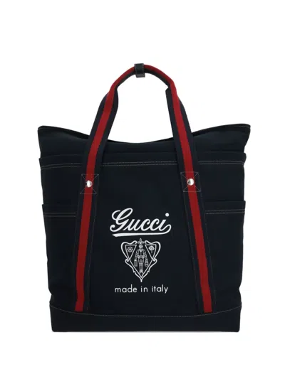 Gucci Crest-print Tote Bag