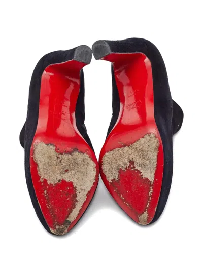 Pre-owned Christian Louboutin 100mm Belle Ankle Boots