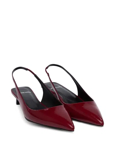 Pierre Hardy 45 Patent Leather Loafers In Red