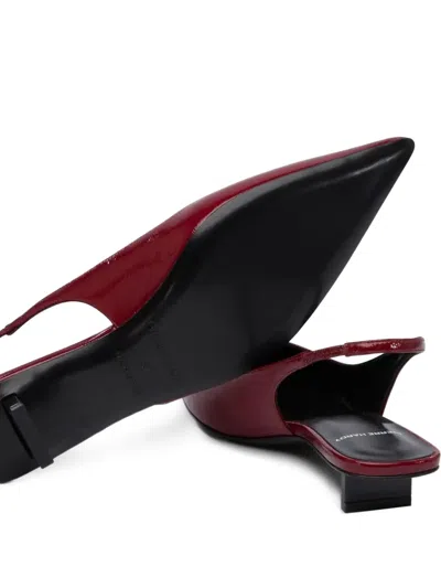 Pierre Hardy 45 Patent Leather Loafers In Red