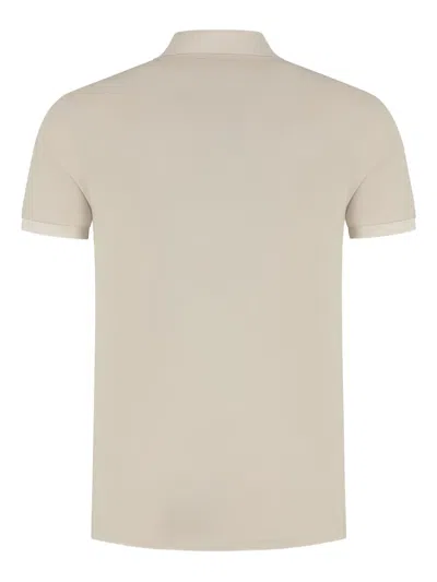 Gran Sasso Two-button Polo Shirt In Brown