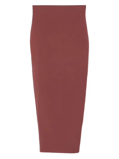 Rick Owens Pencil Midi Skirt