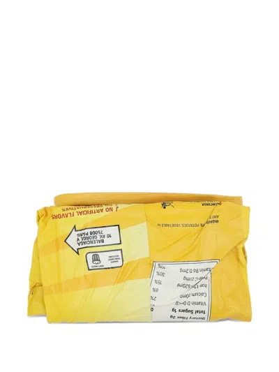 Balenciaga Small Chips Leather Clutch Bag
