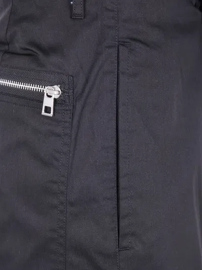 Michael Kors Ctn Tech Zip Cargo Pant In Blue