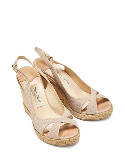 Pre-owned Jimmy Choo 2024 120mm Amely Sandals In Pink