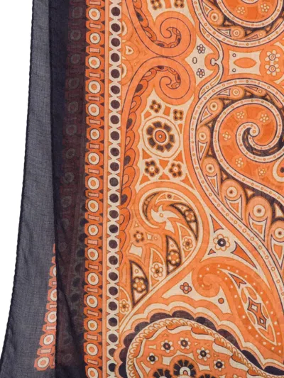 Etro Scarf In Orange