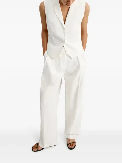 12 Storeez V-neck Cotton-lyocell Vest