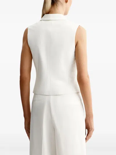 12 Storeez V-neck Cotton-lyocell Vest