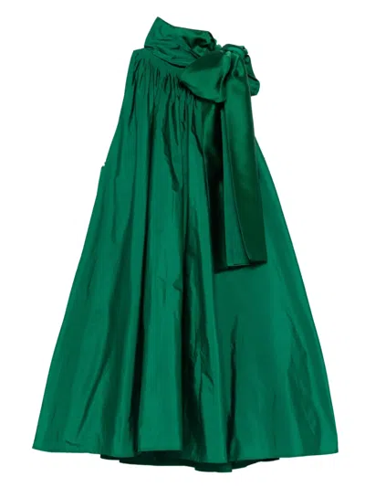 Max Mara Womens Emerald Beber Sleeveless Woven Mini Dress In Green