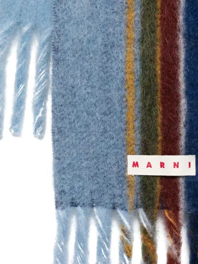 Marni Multicolor Mohair Blend Scarf
