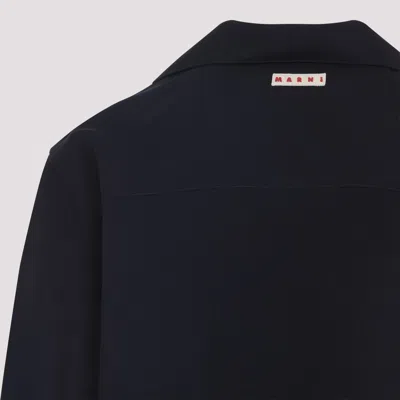 Marni Pocketed Short Sleeve Shirt With Spread Collar