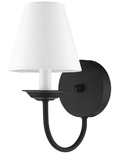 Livex Lighting Mendham 1-light Black Wall Sconce