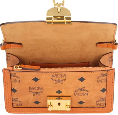 Mcm Faux Leather Wallet On Chain