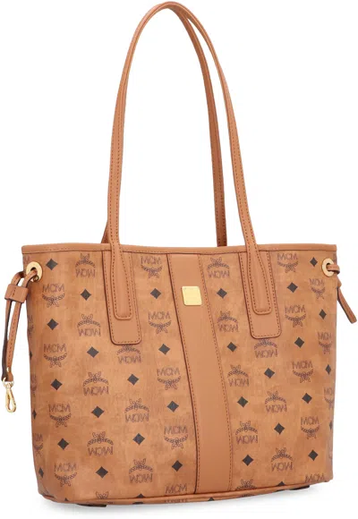 Mcm Canvas Liz Shopping Bag Drawstring