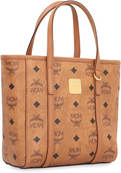 Mcm Aren Mini Visetos Shopper Tote Bag