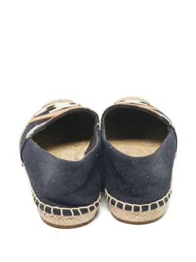 Pre-owned Tory Burch  Logo-patch Espadrilles