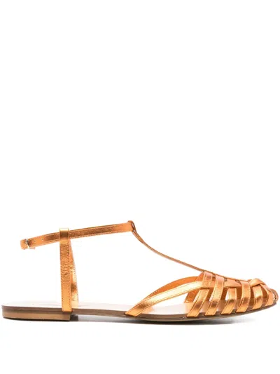 Anna F 512 Leather T-bar Sandals
