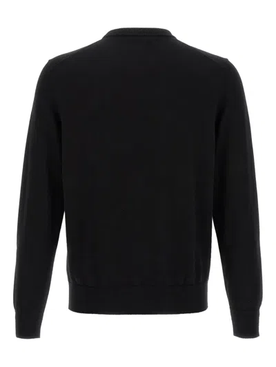 Hugo Boss Cotton-cashmere Regular-fit Sweater With Logo Patch