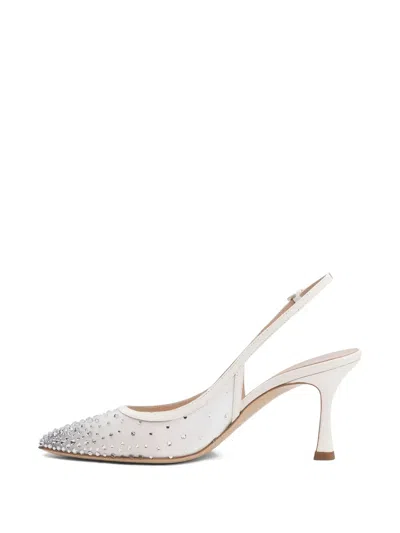 Ninalilou Crystal-embellished Slingback Pumps