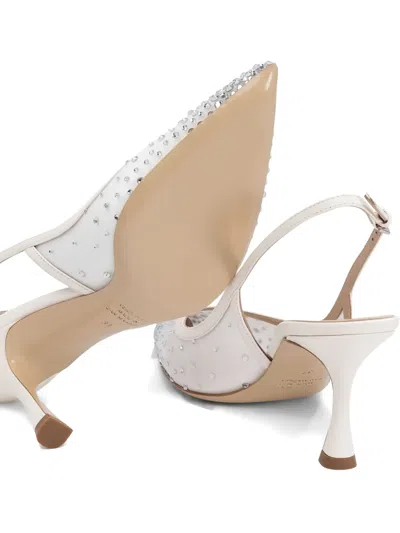 Ninalilou Crystal-embellished Slingback Pumps