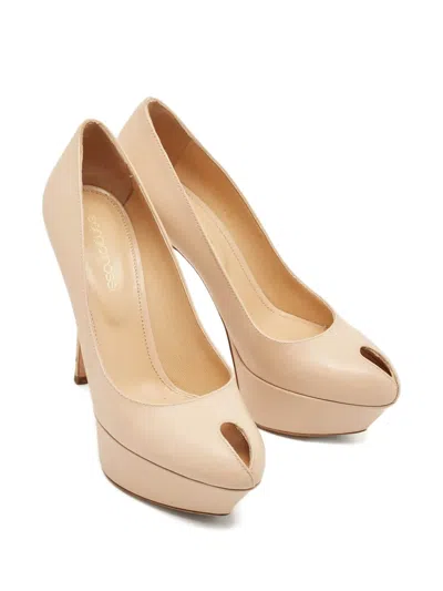Pre-owned Sergio Rossi Vintage 2024 120mm Platform Pumps