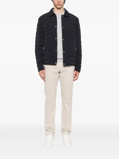 Jacob Cohen Slim Waist Denim Trousers With Pockets In Gray