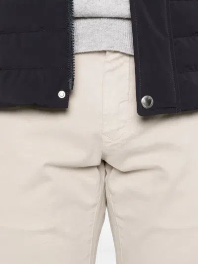 Jacob Cohen Slim Waist Denim Trousers With Pockets In Gray