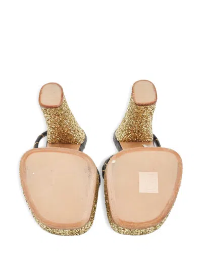 Pre-owned Marc Jacobs Vintage 140mm Leather Platform Sandals