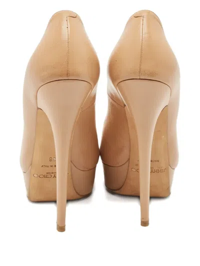 Pre-owned Jimmy Choo 150mm Leather Platform Pumps