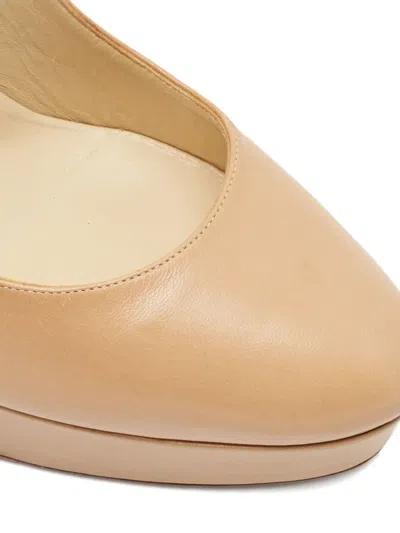 Pre-owned Jimmy Choo 150mm Leather Platform Pumps