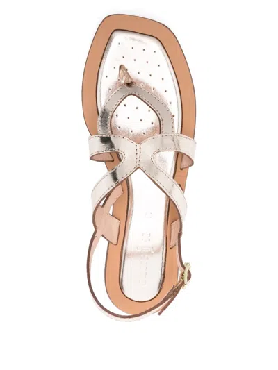 Geox Sozy Leather Buckled Sandals