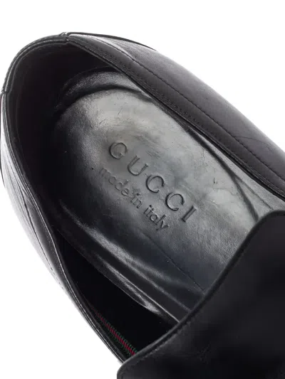 Pre-owned Gucci 2024 Leather Loafers In Black