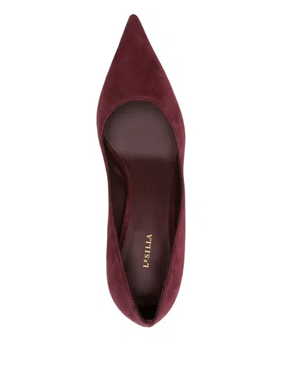 Le Silla 90mm Pointed-toe Leather Pumps